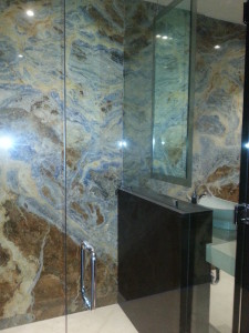 granite shower